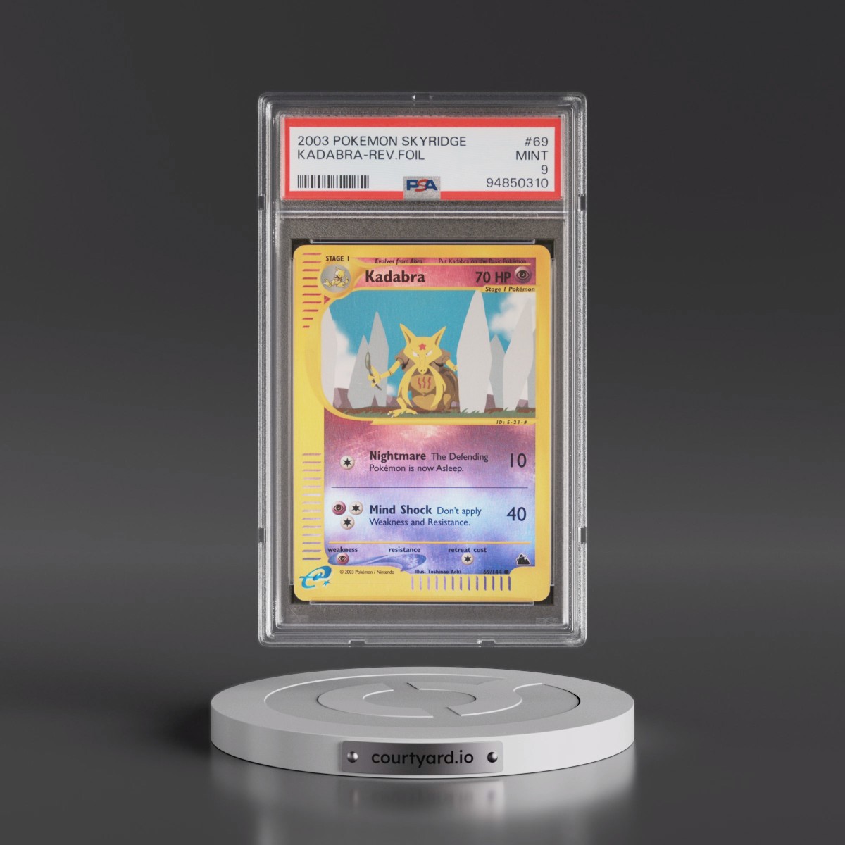 2003 Kadabra - Pokémon Pokémon Skyridge PSA 9 MINT